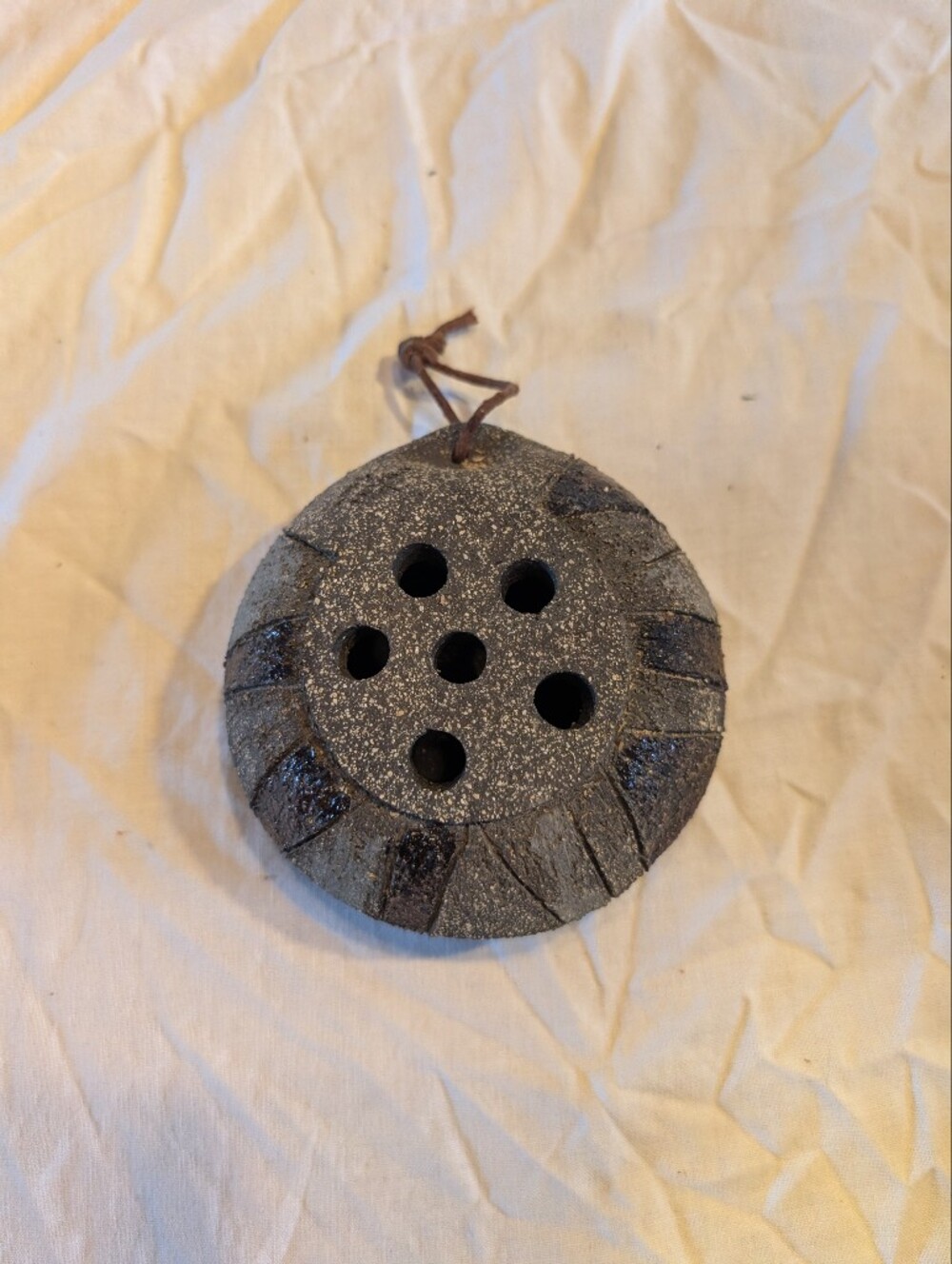 2/60$ Vintage Black and Charcoal Hanging flower forg